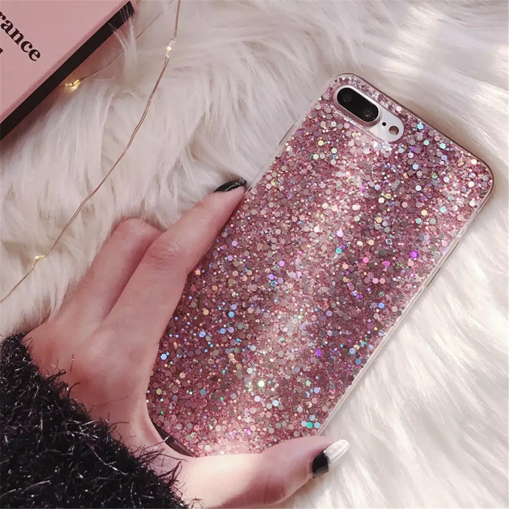 Sparkly Pink Glitter iPhone & Samsung Galaxy Case